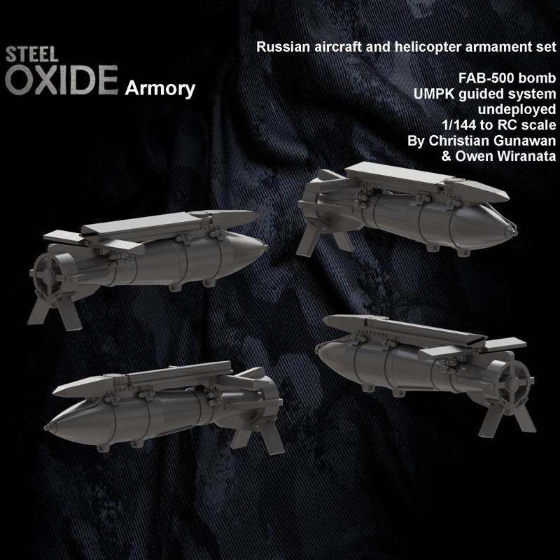 FAB-500 aerial bomb with UMPK guided system kit