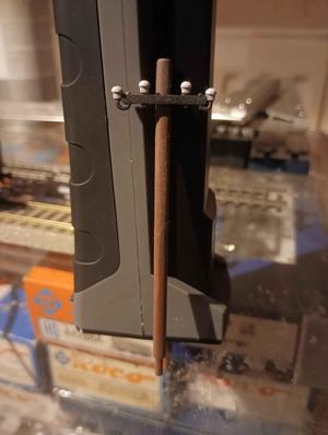 HO 1/87 telegraph poles