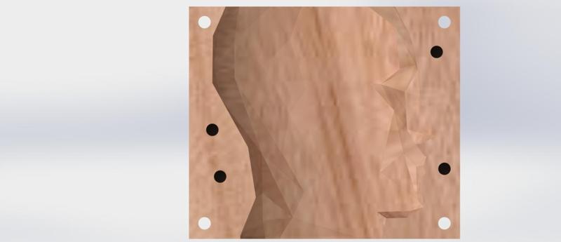 Faceted Face Planter