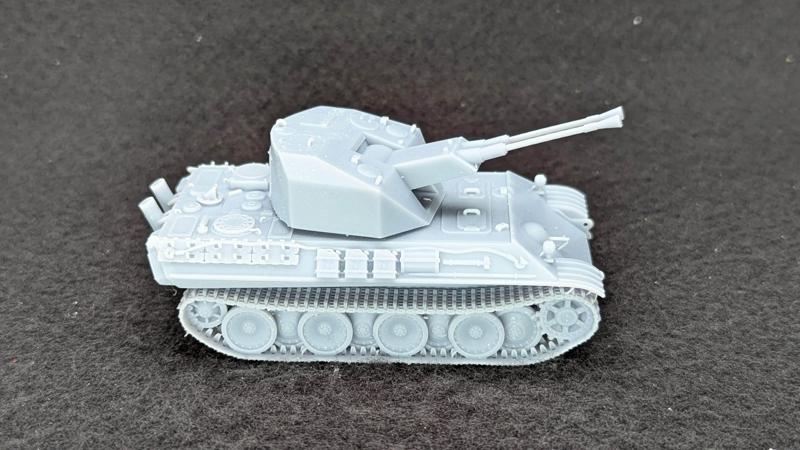 Flakpanzer V "Coelian" + 3 Tankmen (Germany, WW2)