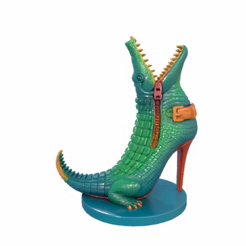 CrocHeel - 3D Printable Alligator Stiletto Hybrid