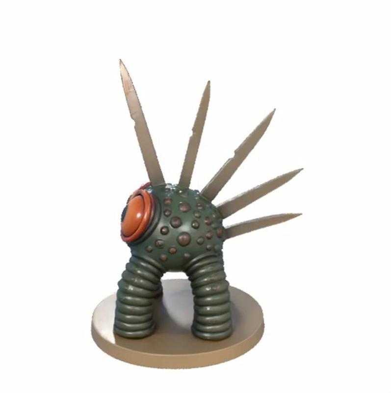 Bladeling - 3D Printable One-Eyed Knife Creature