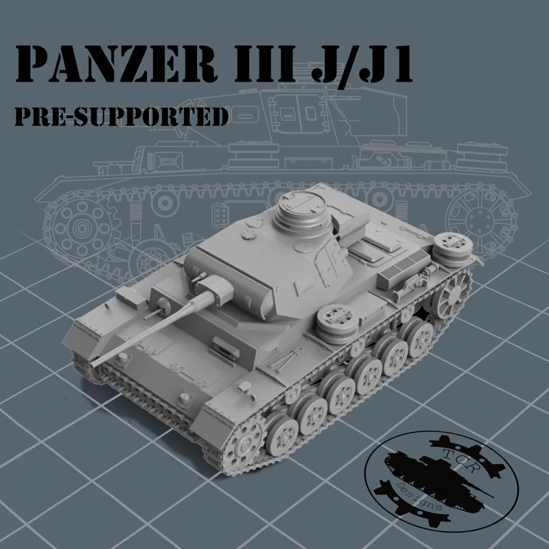 Panzer III J/J1 - 1/72 Medium Tank - Presupported