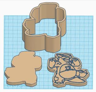 Pokemon: Kangaskhan 3 Piece Bath Bomb Mold