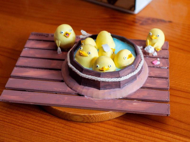 Otori Sama - Bath tub Birds from Spirited Away