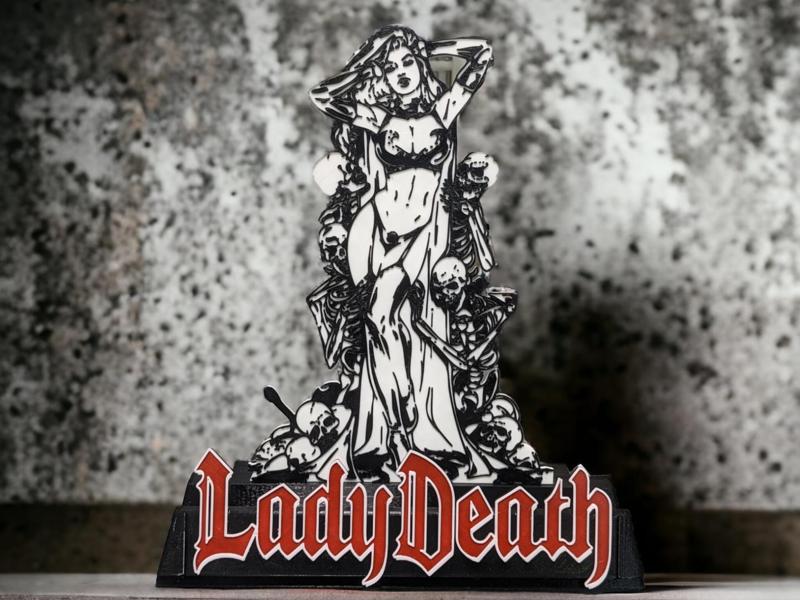 Lady Death Comic Book Stand - Graded and Raw Books