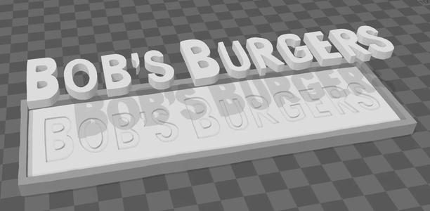 Bob's Burgers Life Size TV Show Sign