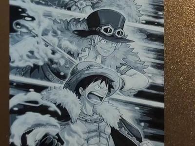One Piece Three Brothers Stereogram