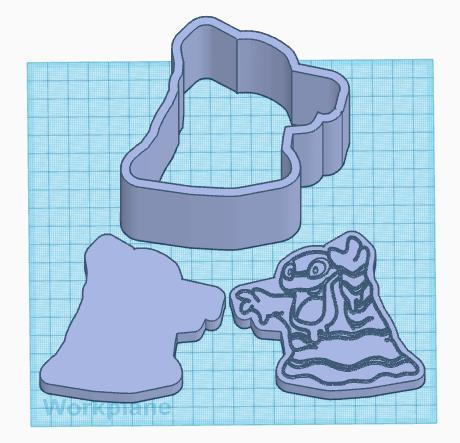 Pokemon: Alolan Grimer 3 Piece Bath Bomb Mold