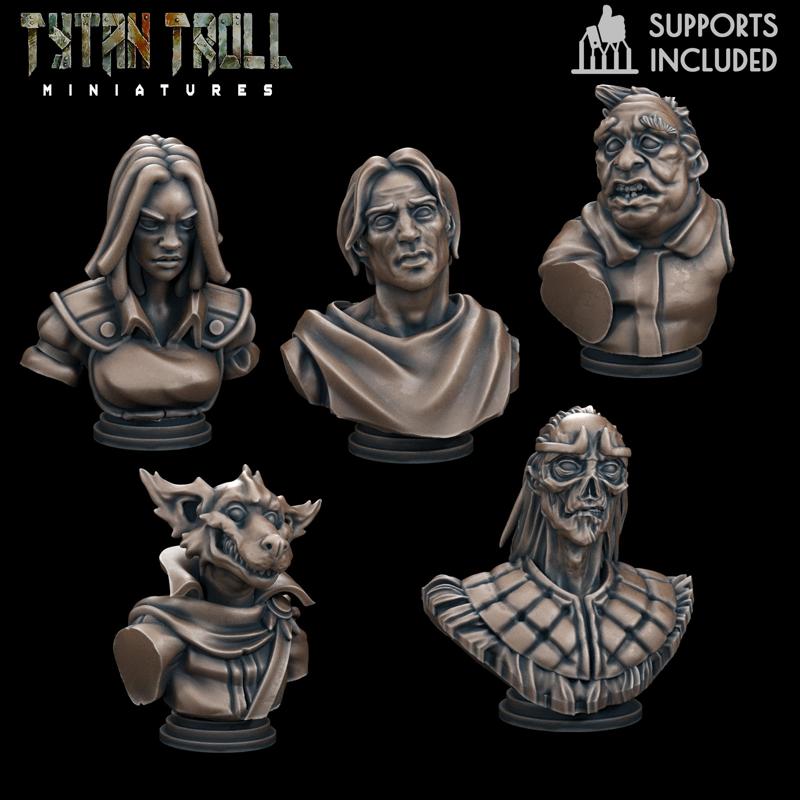 Curse of Strahd Bust Pack 13 [Pre-Supported]