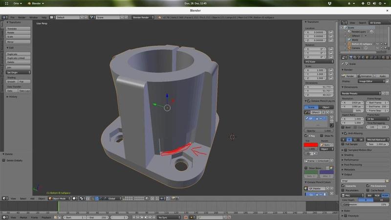  more space for a M6 stop nut
