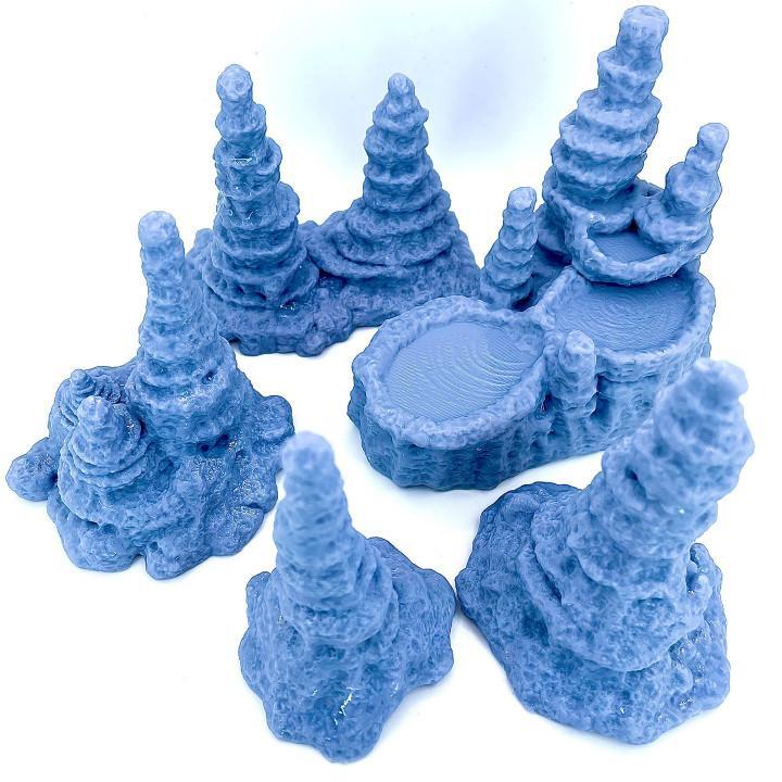 Witches Fingers Stalagmites Set