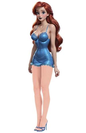 Cartoon girl princess style