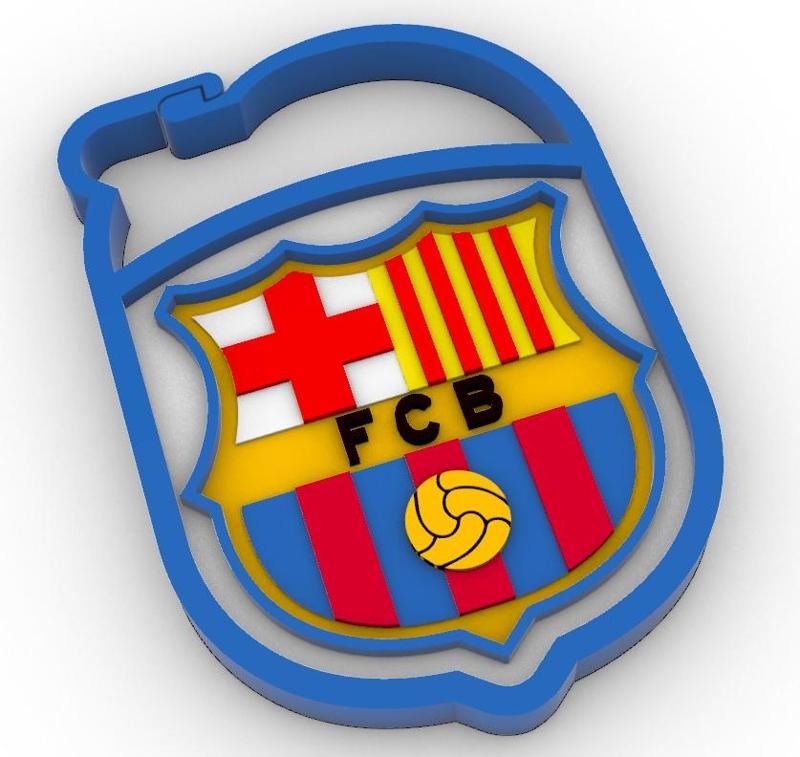 Barcelona FC keychain