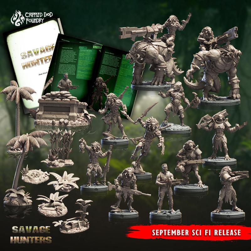 Savage Hunters ~ September '24 SciFi