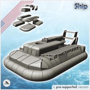 Patrol Air Cushion Vehicle (PACV) hovercraft - Vietnam War An Lao Cua Da Nang Dong Ha Hill 937 Hue Khe Sanh US USA Khmer South America