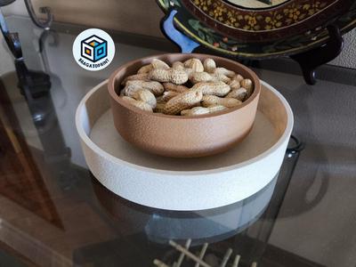 Peanut Pistachio Bowl with Disposal Compartment #3