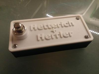 Customizeable Doorbell Nameplate