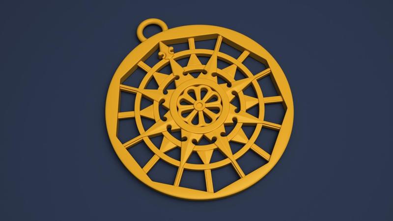 Nautical Medal "Rosa dos Ventos"