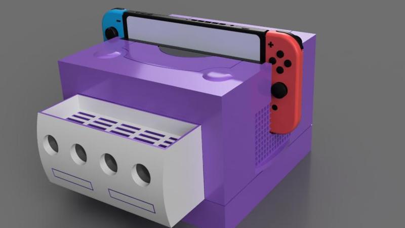 GameCube-inspired Nintendo Switch Housing Holds 25 Games