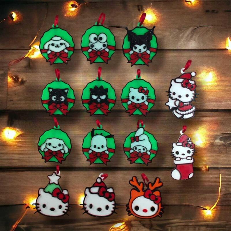 KEY CHAIN / KEY RINGS : CHRISTMAS HELLO KITTY