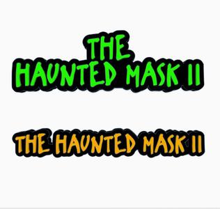 2x THE HAUNTED MASK II (GOOSEBUMPS) Logo Display by MANIACMANCAVE3D