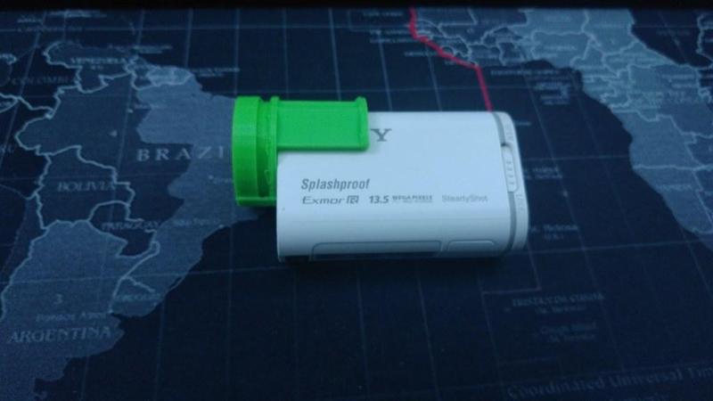 Sony Action Cam lens cap and protective cover (with notches)