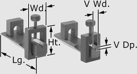 Miniature V-Block with Clamp Set