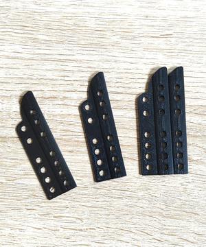 Traditional Hon Kozane Plates for Samurai Armor