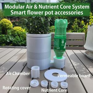 🚀Modular Upgrade Kit for Self-Watering Planter | Air Chamber + 3 Drug Cores + Rotating Cap