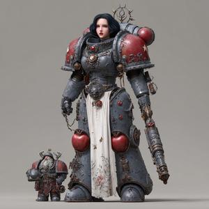 🍎⚔️ Snow White Grimdark – Royal Defender Collector's Edition (One-Piece STL)