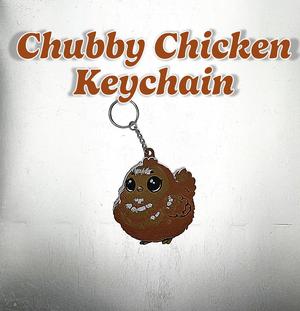 Chubby Chicken Keychain
