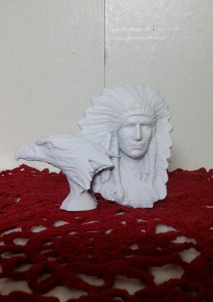 Indian Chief with Eagle