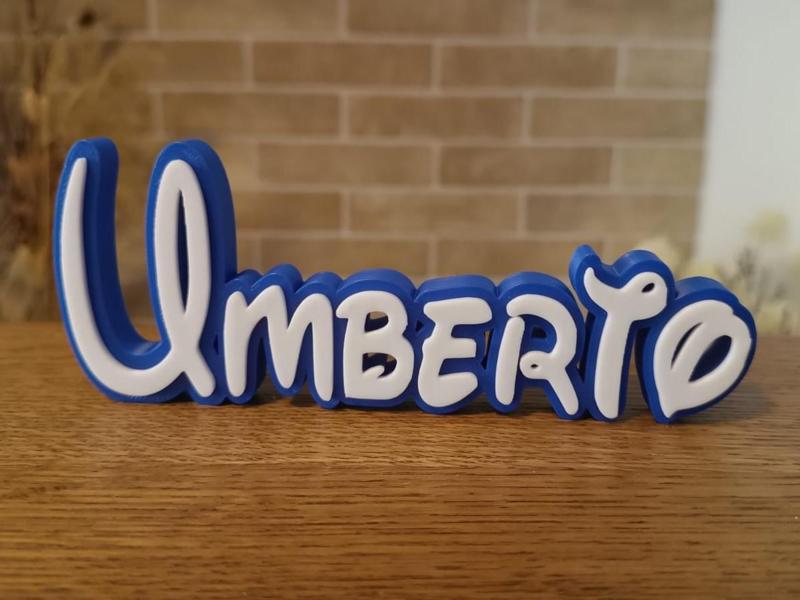 Umberto Disney Name Sign Decorated Baby Self room