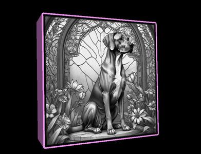 Lightbox Rhodesian Ridgeback lithophane