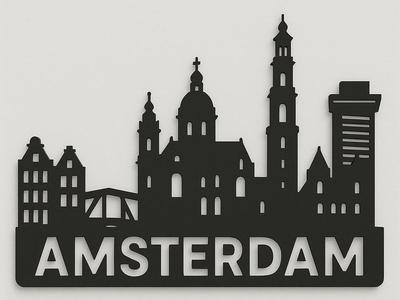 Amsterdam skyline