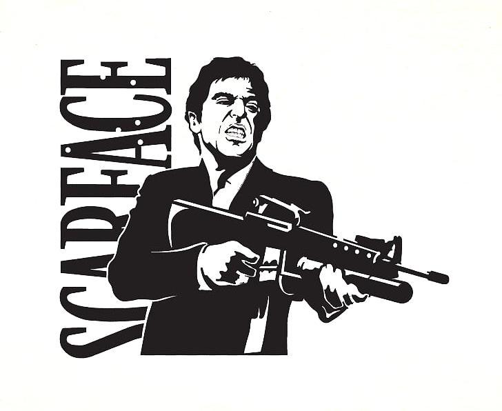 Scarface Silhouette Wall