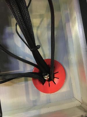 Hole Grommet for Cable Passage in Desk or Enclosure