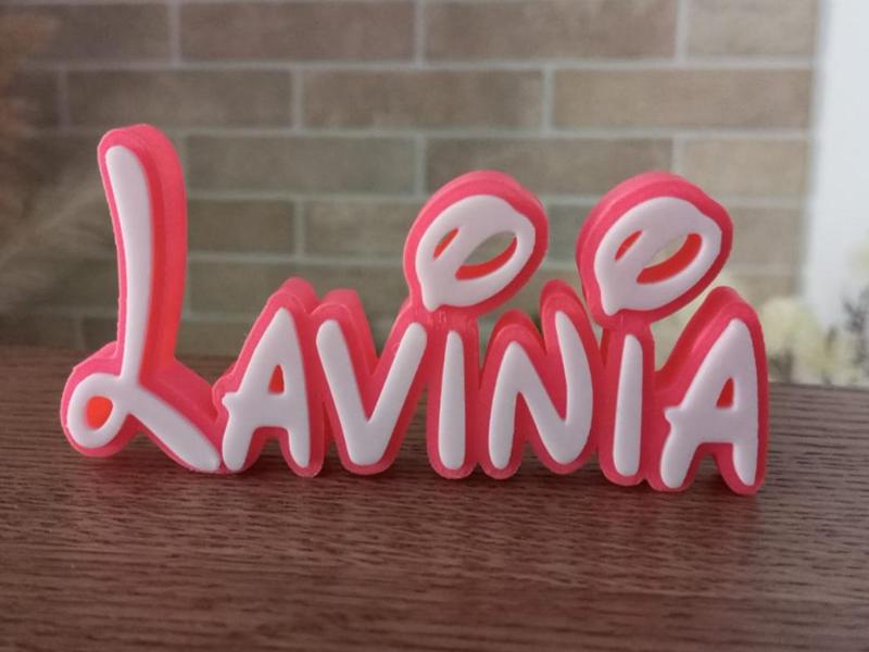 Lavinia Disney Name Sign Ornament Room child Birth