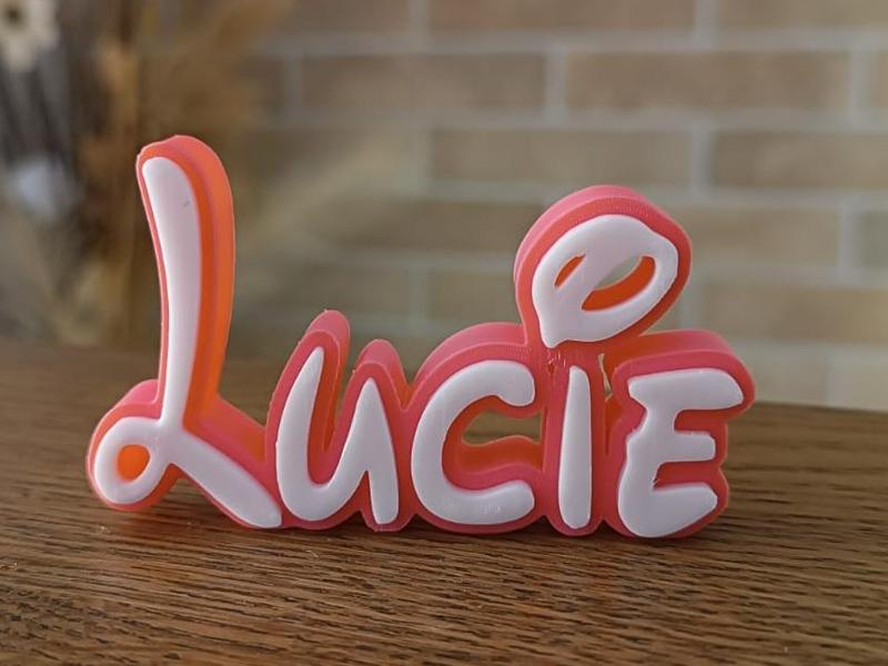 Lucie Disney Name Sign Ornament Room child Birth