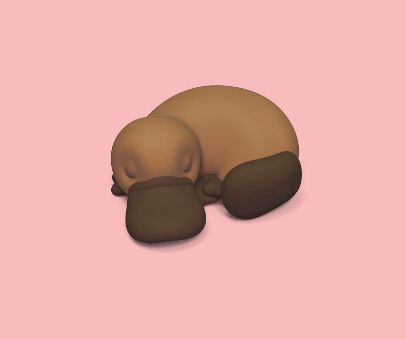 Sleeping Platypus