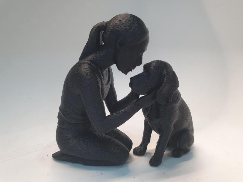 Soul Dog Woman with Beagle, Dog Love