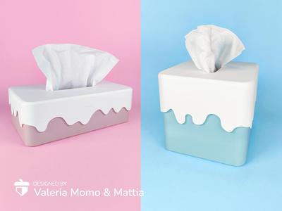 Dessert Tissue Box, 2 sizes, No Supports, No MultiColor