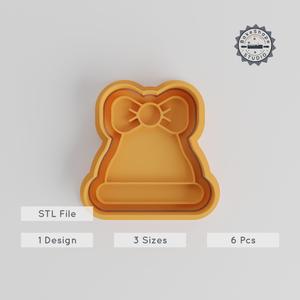 Party Cap Cookie Cutter & Stamp, Ideal for Fondant, S/M/L Sizes, Set of 6 PRODUCT_4916