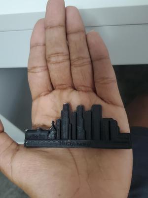 Hongkong city skyline 