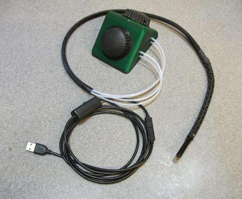 3D printed steerable borescope