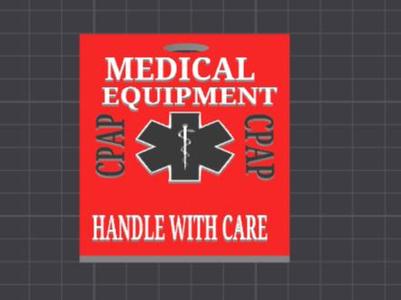 Travel Bag Tag Medical Equipment