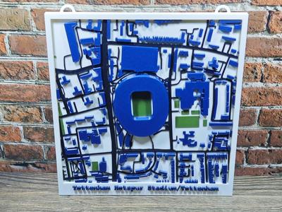 Tottenham Hotspur Stadium 3D Miniature Model