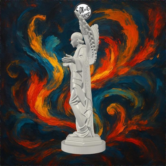 Faceless Guardian Angel – SoliDRawinGs SG476