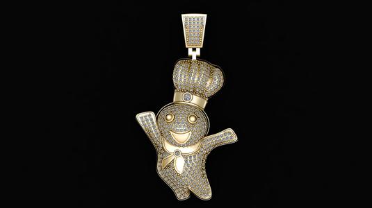 Hip Hop Doughboy Pendant 3d Printable Model